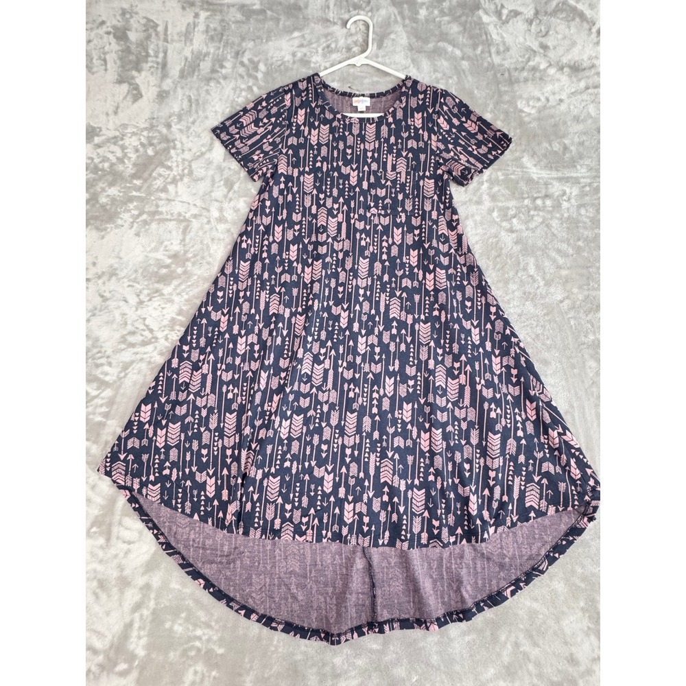 LuLaRoe XXS Arrow Print Short‎ Sleeve Dress Casual Comfortable Womens